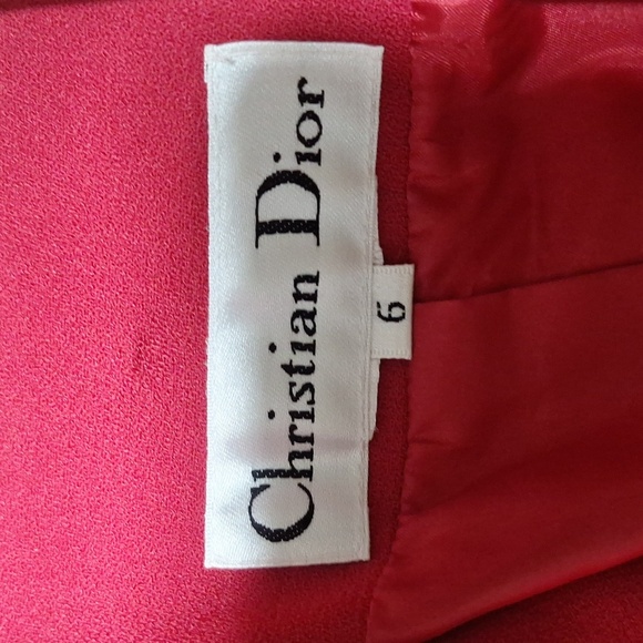 Christian Dior size 6 red blazer - Picture 5 of 10